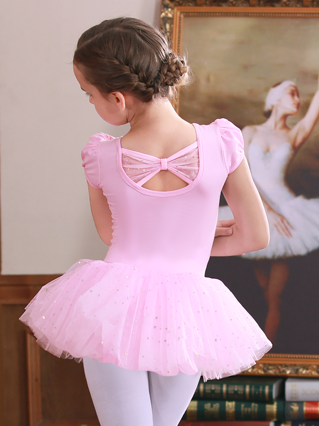 Kids Girl Ballet Tutu Robes Vêtements De Danse Pour Enfants Loveless Petite  Fille Fluffy Ballet Sans Manches Veste Habillée Robe De Fille Du 16,82 €