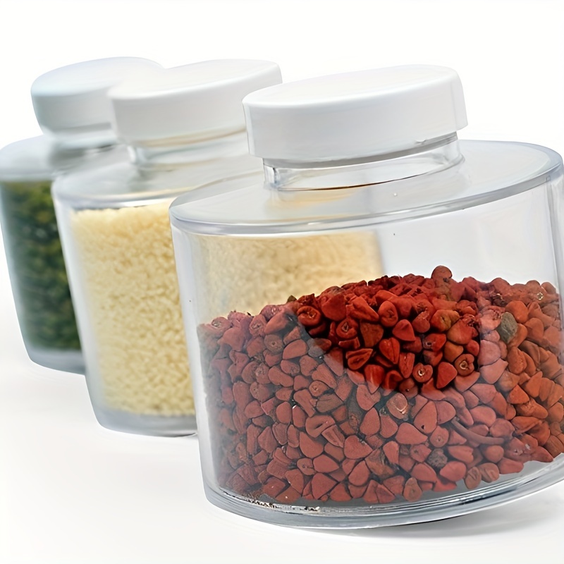 Refillable Stackable Spice Jars For Camping, Rv, And Outdoor
