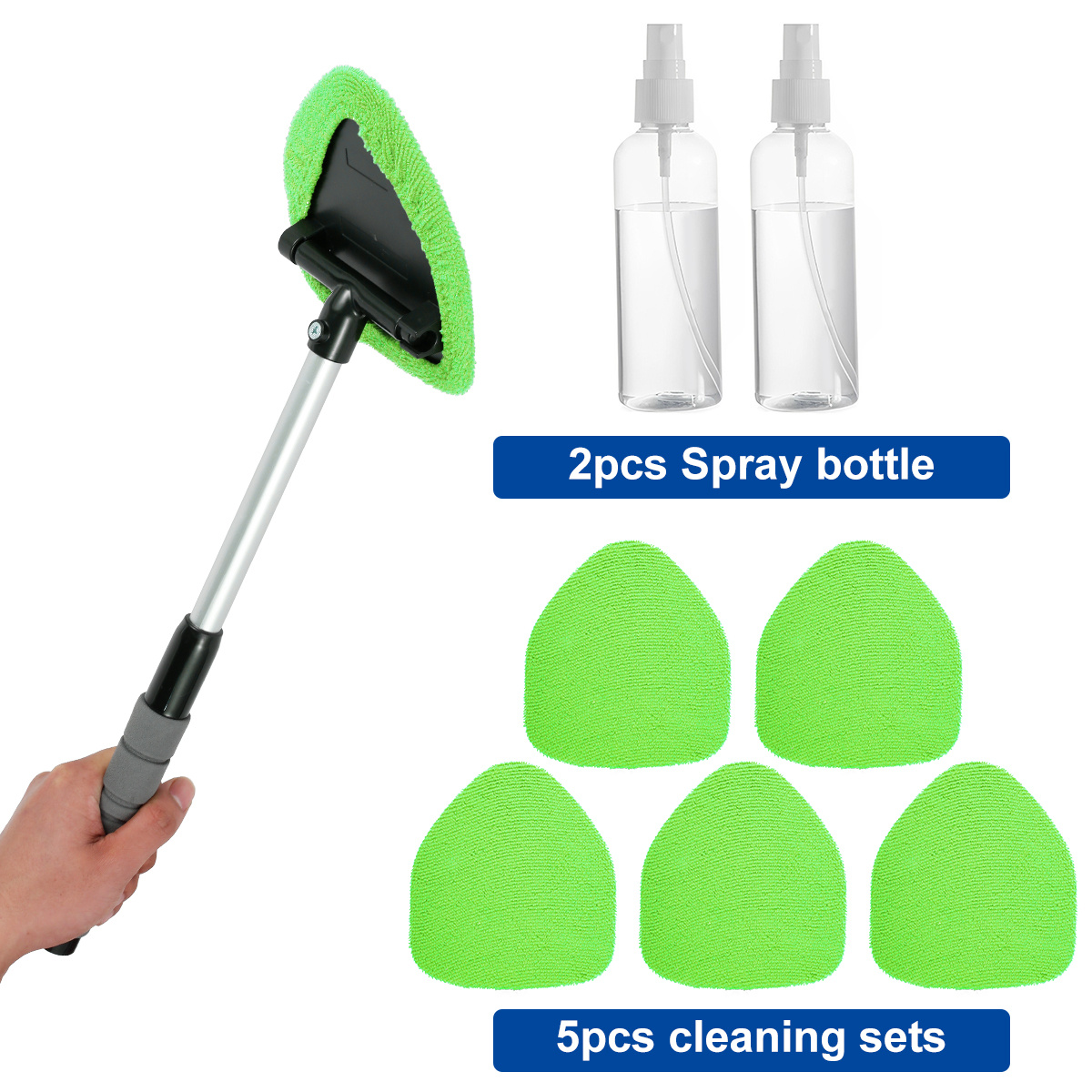 Car Windshield Cleaner Brush Extendable With Reusable And Washable