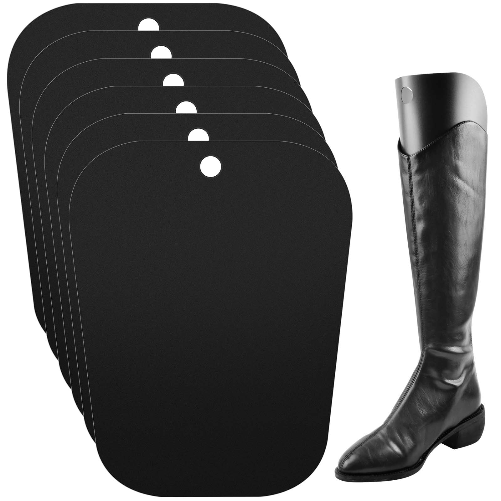 10 Pack Boot Shapers for Tall Boots - Folding Boot Trees, Support Stands,  Stand Up Inserts for Women and Men (13 in)
