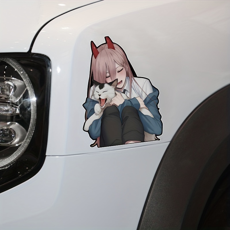 Anime Beauty Girl Car Stickers: Add A Touch Of Color To Your - Temu