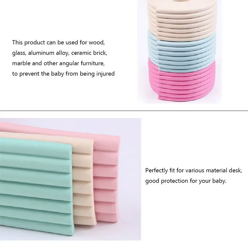 1PC Baby Kids Safety Desk Edge Guard Strip Children Table Corner Protector  Kid Collision Cushion Foam Bumper Free Tape 2m Length - Price history &  Review