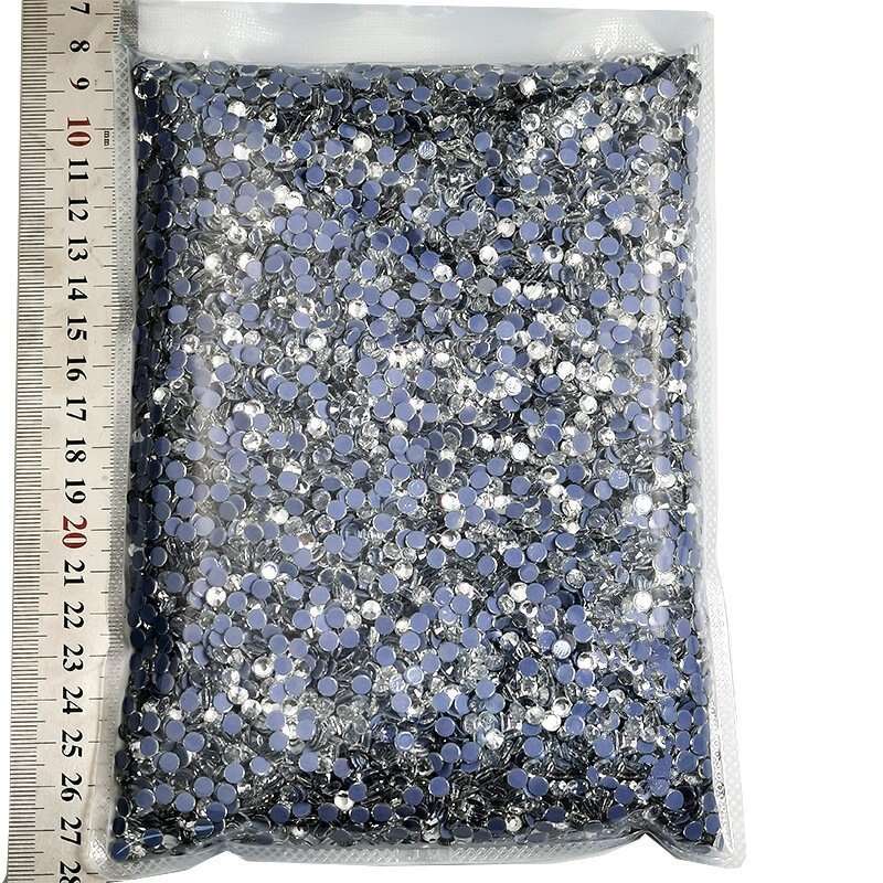  BEADSLAND Hotfix Rhinestones Bulk, 14400PCS Crystal