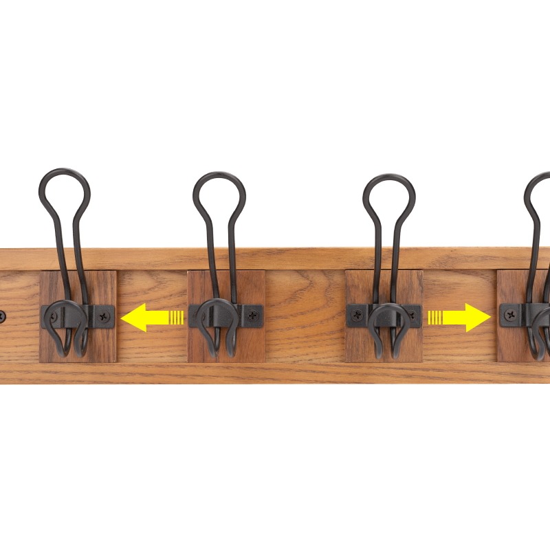 Solid Wood Craft Hanging Rack Hook Wall Hanging Adjustable - Temu