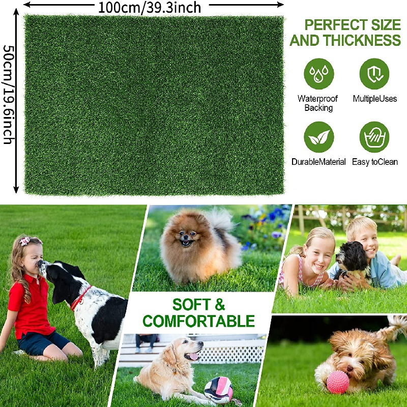 Green Artificial Grass Rug, Outdoor Fake Grass Turf Mat Doormat, Rugs With  Drainage Holes Grass Rug Pad, For Dogs Patio Balcony Yard Lawn Decorate, -  Temu United Arab Emirates