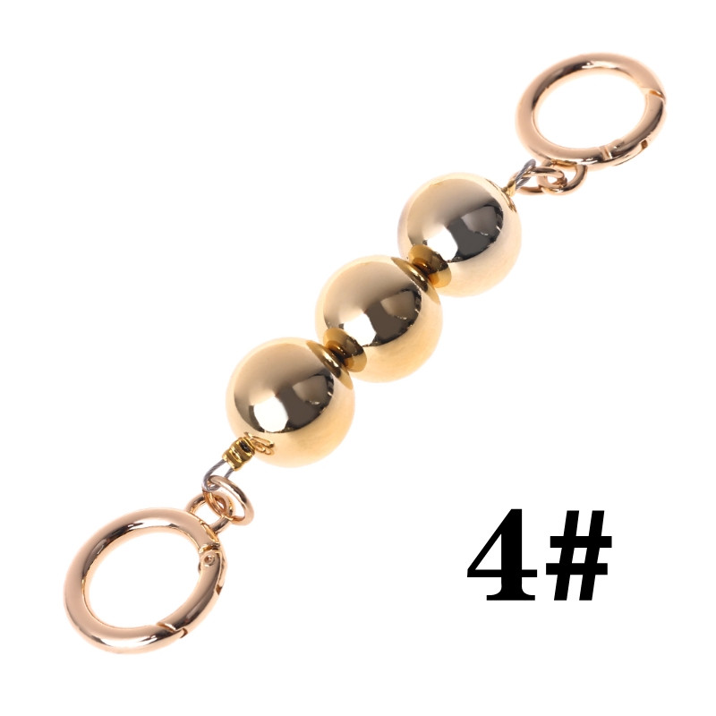 2 PCS 4.7 Inch Artificial Pearl Bag Chain Strap Extender for 