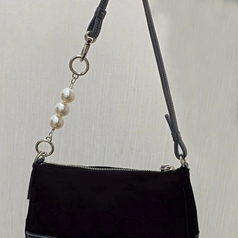 Length Artificial Pearl Chain Strap Extender For Purse Cross-body Shoulder  Bag Handbag Purses Bag Strap Bag Accessories - Temu