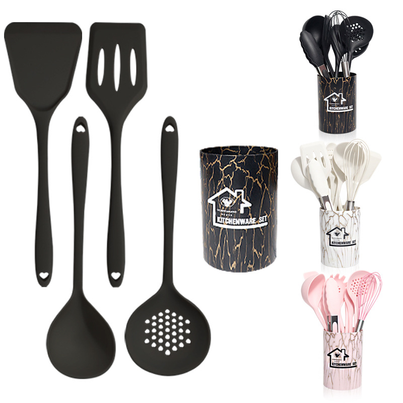 Kitchen Utensil Set Set Of 5 Kitchen Utensils And Kitchen Utensils (egg  Whisk + Spatula + Large Spatula + Small Spatula + Silicone Brush