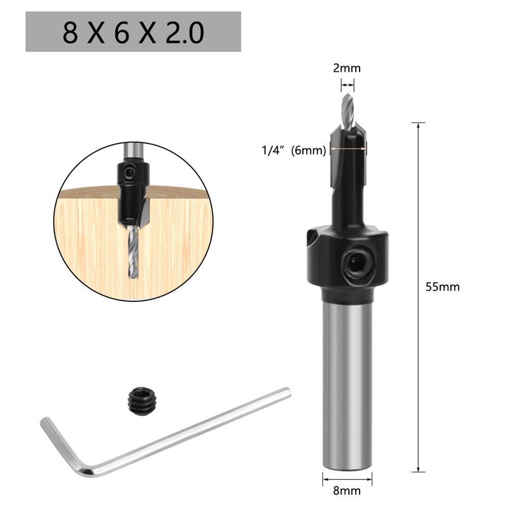 WOLFCRAFT 2519000 - Broca fresadora vaciadora HSS vastago 10 mm