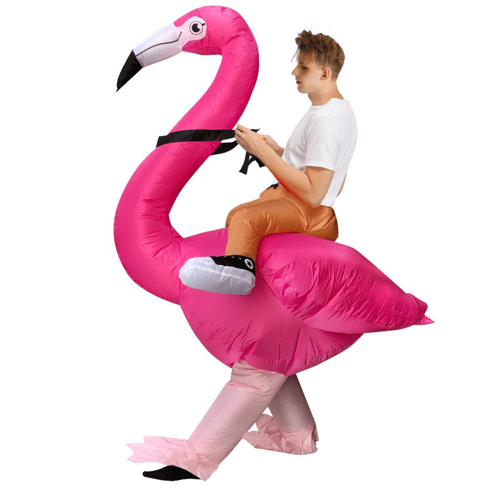 Halloween Flamingo Inflatable Costume, Halloween Party Cosplay Costumes,  Party Dress Up For Halloween, Easter, Christmas
