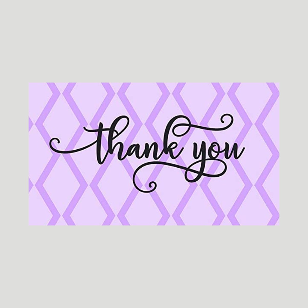 100Pcs Thank You T-shirts Plastic Shopping Bags Grocery Store Small  Business Food Bags With Handles 11.8x19inch Printed In White Purple