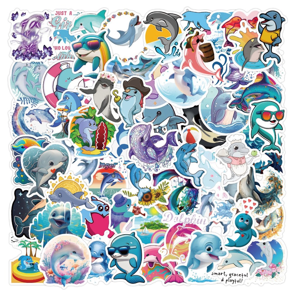 Miami Dolphins Sticker Set Peel and Stick