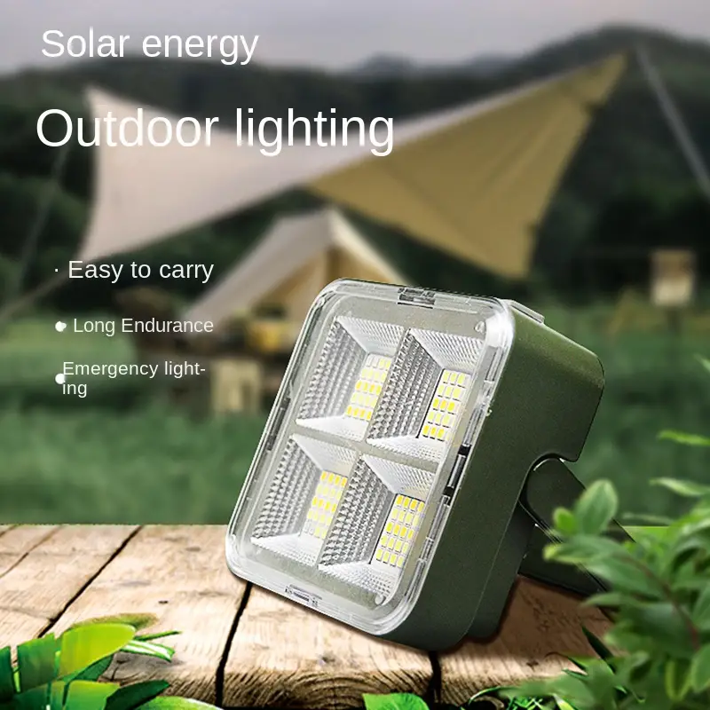 Super Bright Camping Light, Super Long Endurance Solar Charging Emergency  Light, For Power Outage, Camping Tent, Outdoor Lighting - Temu