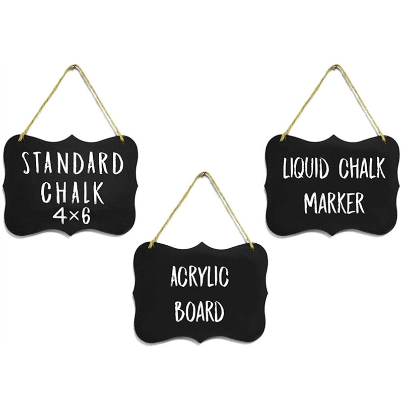 Mini Wood Framed Chalkboards 4x6 (Pack of 6)