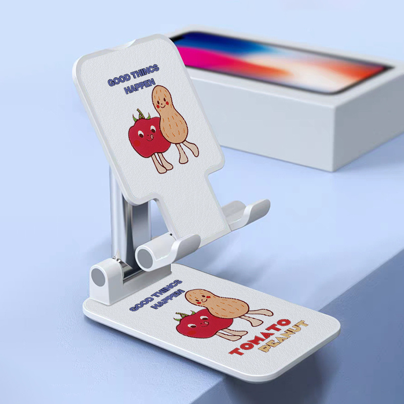 Adorable Anime Mobile Phone Stand Desktop Tablet Holder Lazy Bedside  Universal Support Foldable Extend Desk Stand for Cell Phone Foldable and  Hoisting