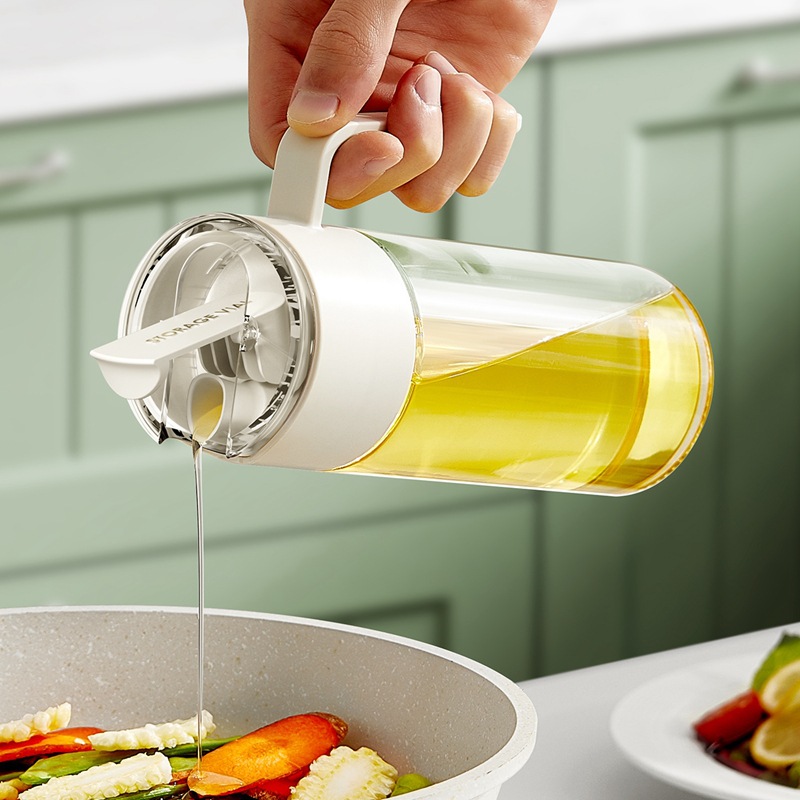 Kitchen Oil Bottle, Automatic Opening And Closing Oil Bottle