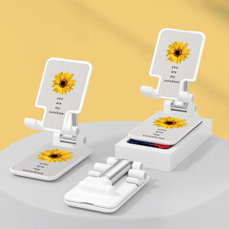 

Sunflower Mobile Phone Stand Desktop Tablet Holder Lazy Bedside Universal Support Foldable Extend Desk Stand For Cell Phone Foldable And Hoisting Multi-function Telescopic For Iphone Ipad Adjustable