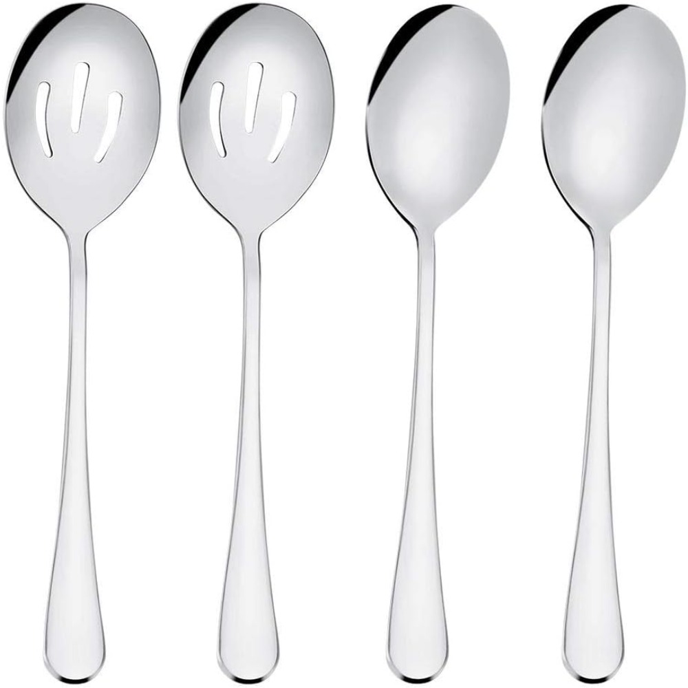 Large Serving Utensils Set Large Serving Spoons Slotted - Temu