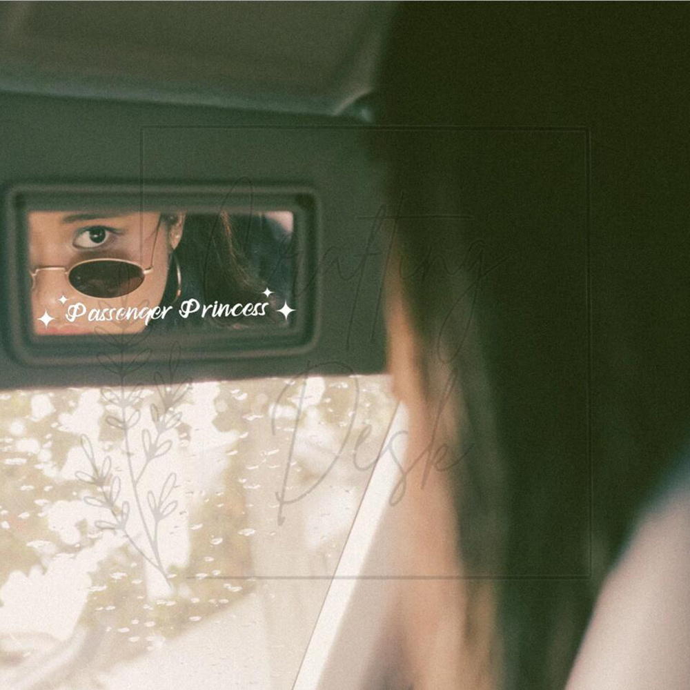 Passenger Princess Star Car Mirror Sticker Decal Rear View - Temu