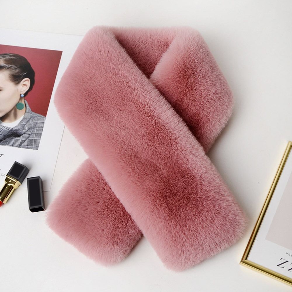 winter warm thicken cross collar scarf solid color Temu United