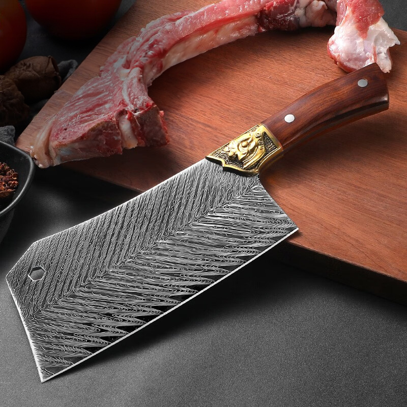 Stainless Steel Heavy Duty Bone Chopping Knife, Multifunctional Sharp Fruit  Knife For Outdoor Camping And Picnic - Temu