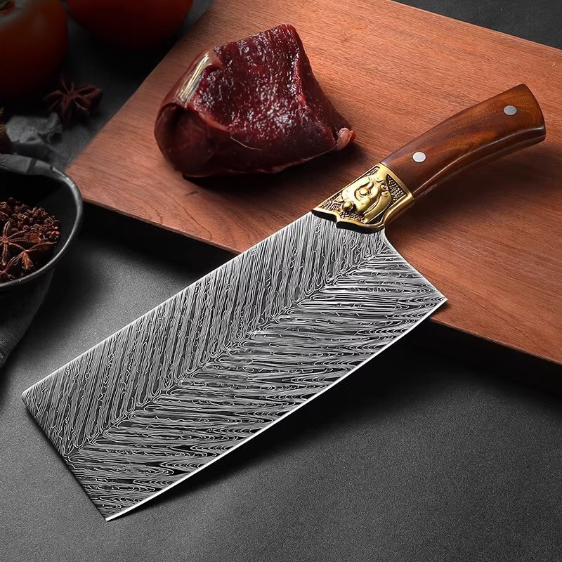 Bone Chopping Knife Outdoor Multifunctional Dual purpose Knife Kitchen Knife  Home Sharp Kitchen Knife Chef's Special Meat Chopping Bone Chopping Knife