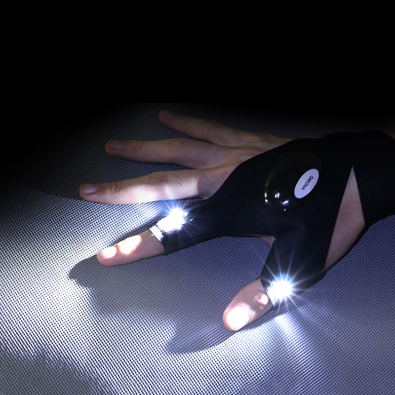 Un par de guantes LED manos libres con linterna brillante, antorcha de alto  lúmenes, para deportes al aire libre, deportes, Halloween, cosplay
