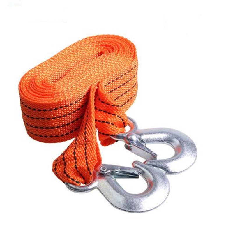 4 Meters Tow Strap With Hooks Car Vehicle Recovery Rope Trailer Rope 3 ...