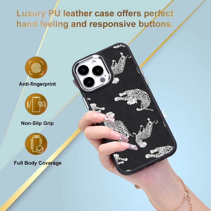 Luxury Brand Leather Case for Apple iPhone 14 13 12 11 Pro Max