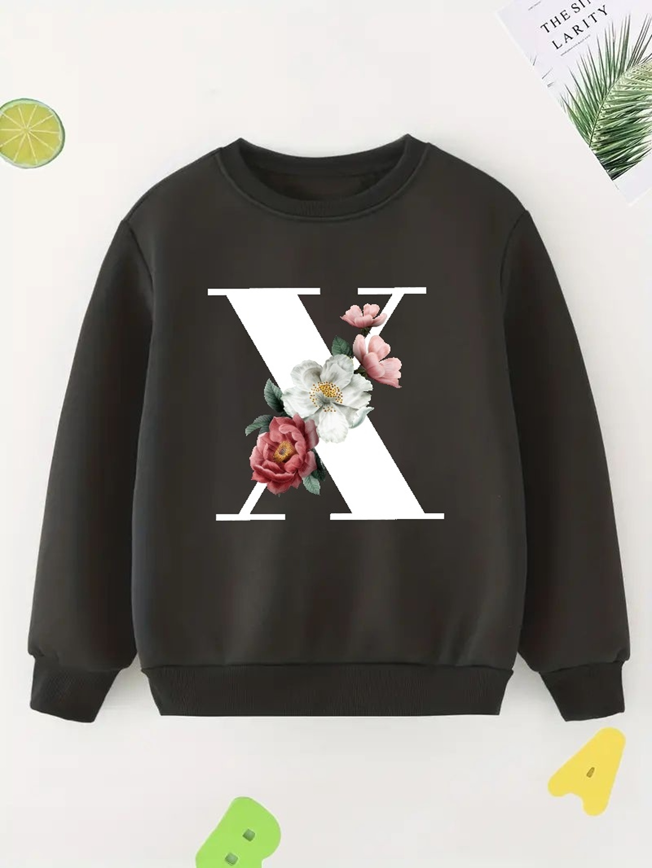 Louis Vuitton Flower Printed Sweatshirt Black