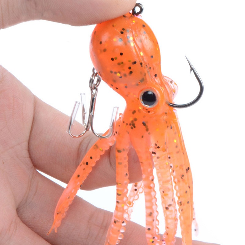Artificial Squid Octopus Fishing Lure Bionic Silicone - Temu