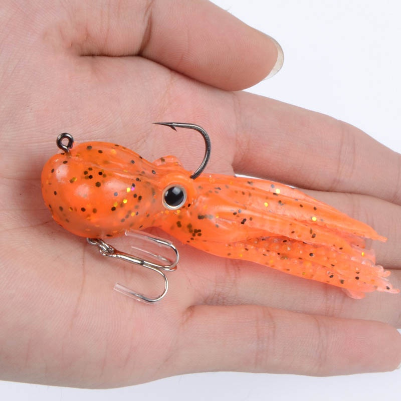 Artificial Squid Octopus Fishing Lure Bionic Silicone - Temu