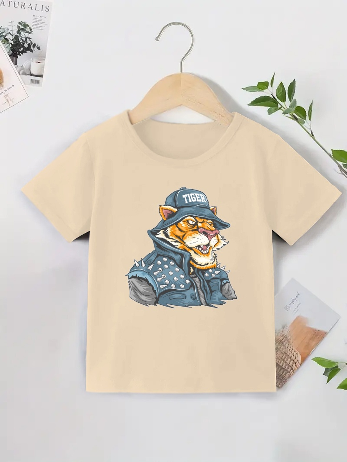 Trendy Tiger 3d Print Boys Creative T-shirt, Casual Lightweight Comfy Short  Sleeve Tee Tops, Kids Clothings For Summer - Temu United Arab Emirates