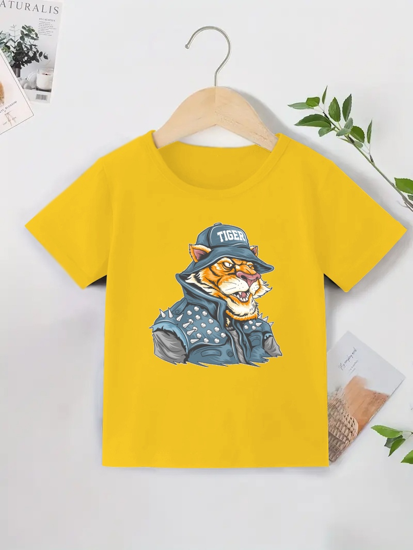 Trendy Tiger 3d Print Boys Creative T-shirt, Casual Lightweight Comfy Short  Sleeve Tee Tops, Kids Clothings For Summer - Temu United Arab Emirates