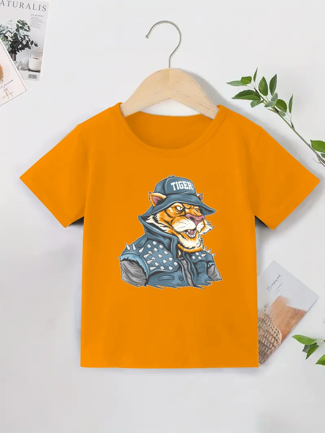 Trendy Tiger 3d Print Boys Creative T-shirt, Casual Lightweight Comfy Short  Sleeve Tee Tops, Kids Clothings For Summer - Temu United Arab Emirates