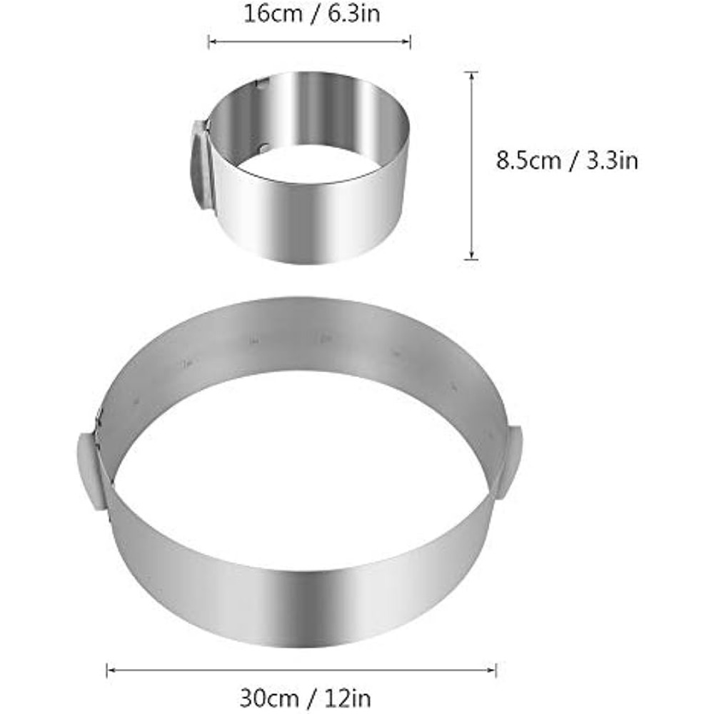 1pc Anello Per Torta Da 6 A 12 Pollici Regolabile Rotondo In - Temu Italy