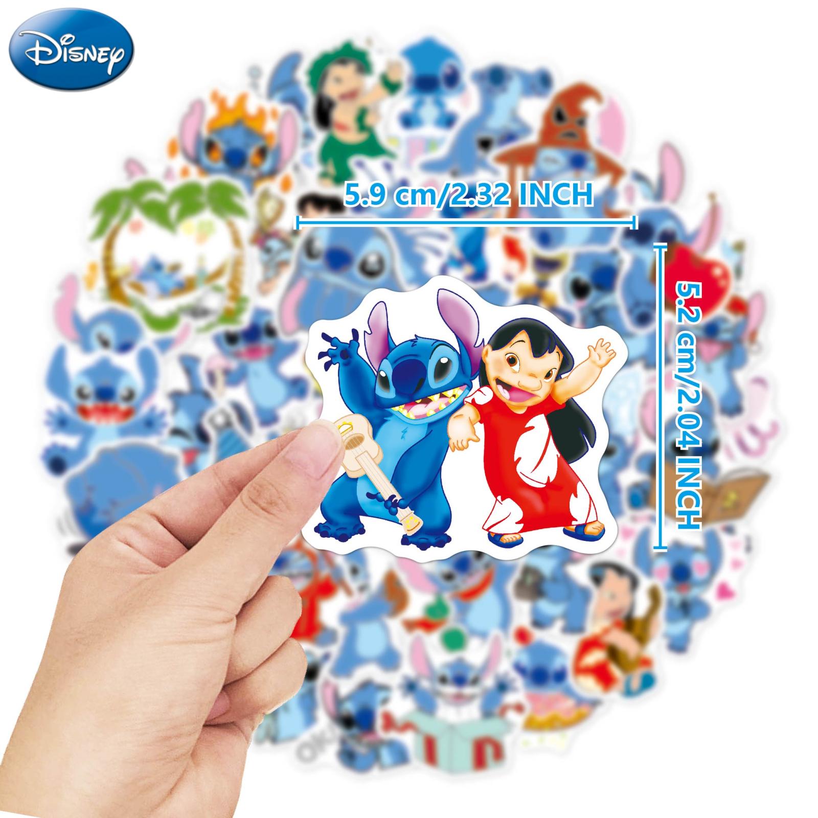 10/50/100Pcs Cartoon Stitch Stickers Waterproof Disney Stickers
