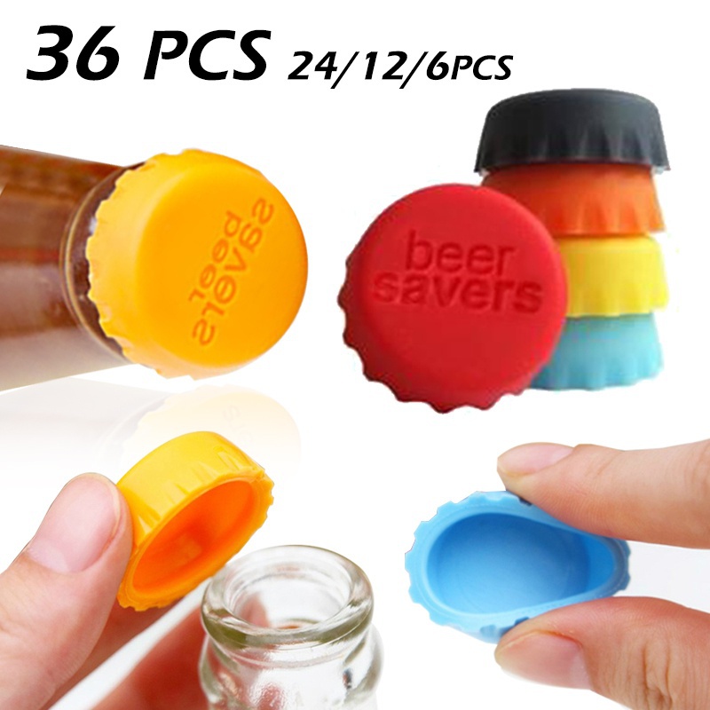 Bottle , Reusable Silicone Bottle Fresh-keeping , Sealed Beer Bottle ,  Vinegar Soy Sauce Bottle Soda Cola , Wine Protective Stopper - Temu