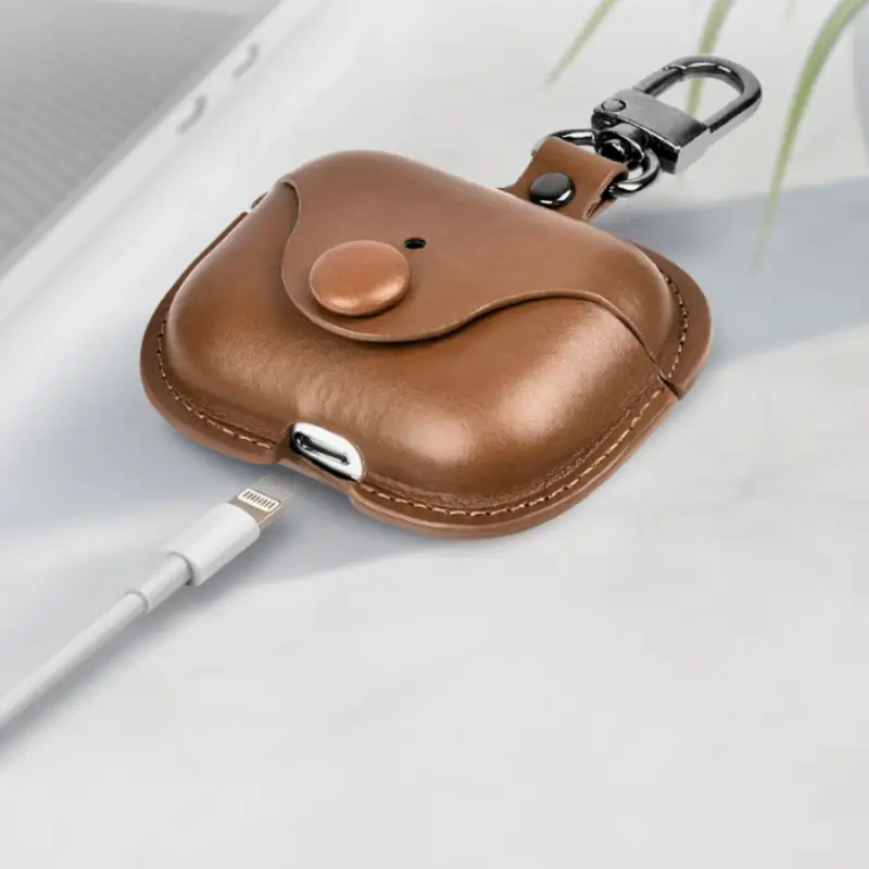 Leather Earphone Case for Apple Airpods1 2 3 Generation Cover for