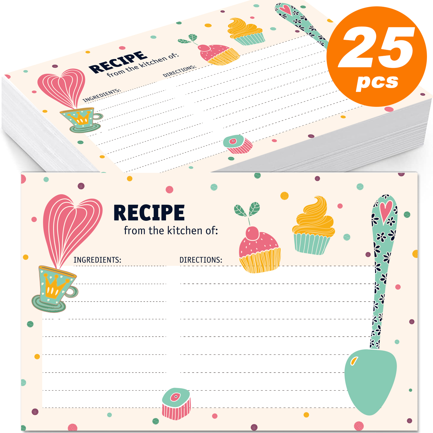 Kitchen Recipe Card Set Diy Recipe Card Recipe Card Box For - Temu United  Arab Emirates