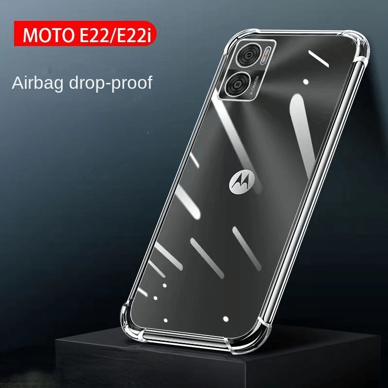  Funda transparente para Motorola Moto E22/E22i, funda de cuerpo  completo, transparente, funda protectora delgada diseñada para teléfono  inteligente, antiarañazos, absorción de golpes, funda : Celulares y  Accesorios