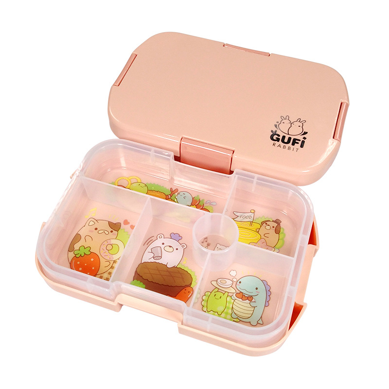 Japanese Plastic Lunch Box Square Microwaveable Student Snack Box Lunch Box  Food Storage Containers Bento Lunch Box - AliExpress