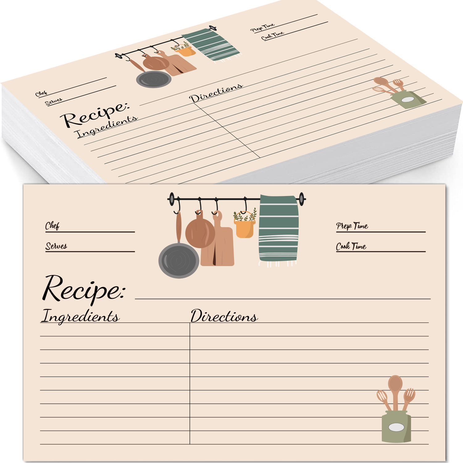Cute Handmade Recipe Book 