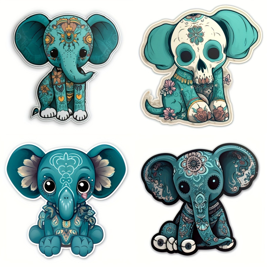 

4 In1 Brighten Up Your Motorcycle With This Adorable Elephant Sticker