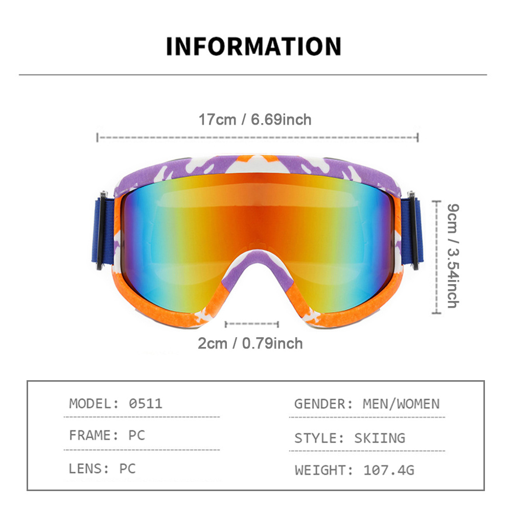 Winter Sports Eyewear Winter Outdoor Ski Goggles Double Layers