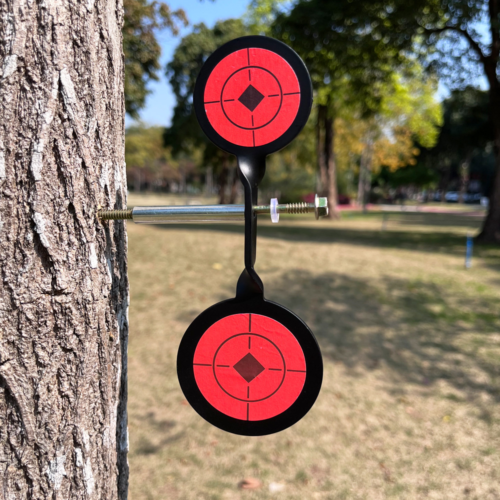 Double Spinner Shooting Targets Thickened And Resistant Indoor And