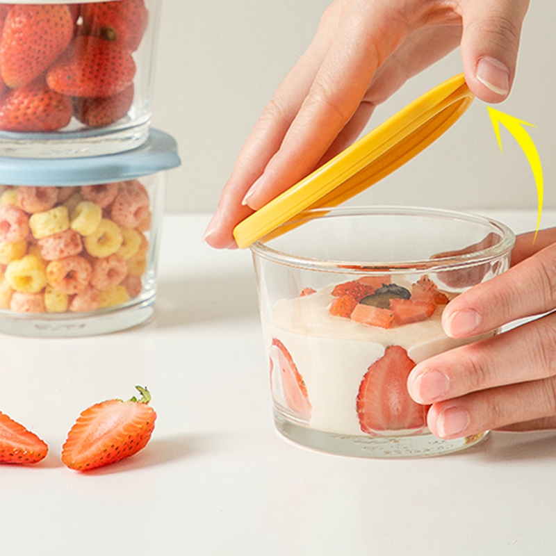 Thickened Household Transparent Covered Biscuit Jar Candy - Temu