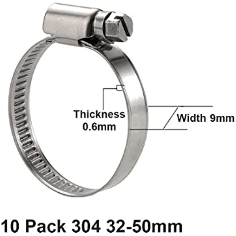 Metall-Klammern silber 20 mm / Pack mit 10 Stück