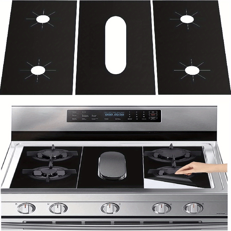1PC Stove Top Protectors Cover for Samsung Gas Range Stove Includes Silicone  Stove Top Protectors, Non-Stick Stove Burner, Compatible with, Washable,  Reusable, Keep Stovetop Clean(0.2mm) 