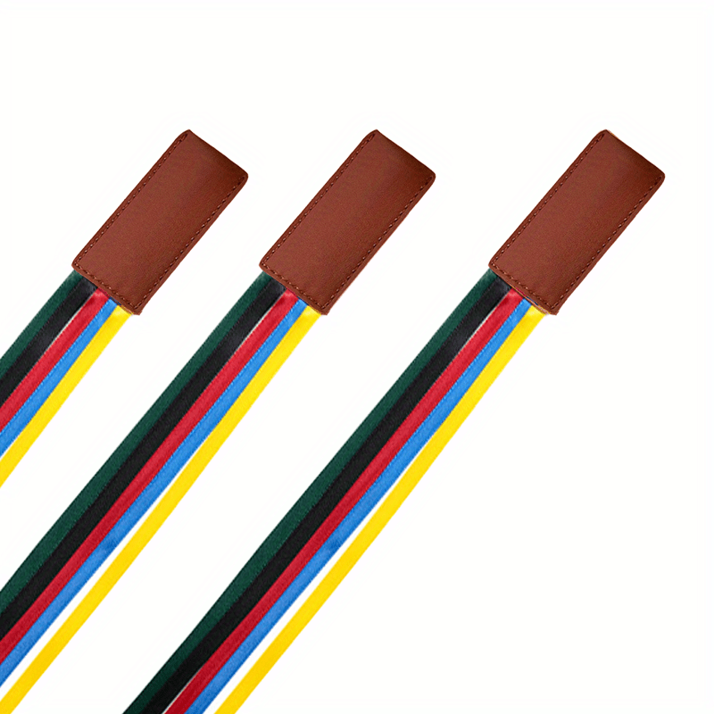 Ribbon Bookmark Ribbon Colorful Markers Artificial - Temu